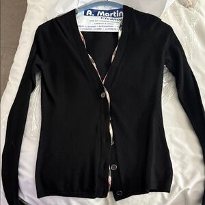 Burberry Classic Black Cardigan
